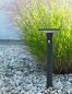 Preview: Runde Garten Solar LED Wegeleuchte mit Sensor H:100cm
