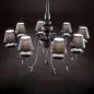 Preview: Ideal Lux Blanche chandelier antique SP6