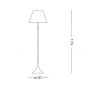 Mobile Preview: Ideal Lux London floor lamp