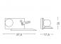 Preview: Ideal Lux Book-2 wall lamp with USB port