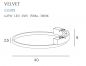 Preview: MaxLight Velvet LED ring ceiling light black 40cm