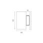 Preview: Planlicht p.forty LED wall lamp di/id 3m