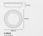 Preview: Sketch of ceiling lamp Ring 80