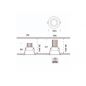 Preview: ONOK LED downlight Vulcano 1, 10W