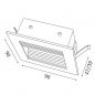 Preview: Planlicht Wall 90 Grid stage spotlight LED silver