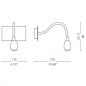 Preview: Ideal Lux LED wall lamp Orson chrome