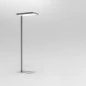 Preview: Eckige Büro Stehlampe in Silber