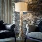 Preview: Treibholz Stehleuchte Driftwood von Ideal Lux für´s Wohnzimmer