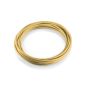 Preview: Stoffkabel Gold-Gelb 10m