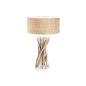 Preview: Holz Tischlampe Driftwood von Ideal Lux H: 52cm