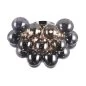 Preview: Maytoni smoked glass ceiling lamp Balbo Ø:50cm