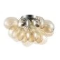 Preview: Maytoni Balbo ceiling lamp glass yellow Ø38cm