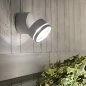 Preview: Runder Aussenbereich LED Wand/Deckenstrahler Omega von Ideal Lux