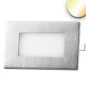 Preview: Outdoor LED recessed wall lamp square, IP65