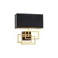 Preview: Ideal Lux Luxury wall lamp black/gold