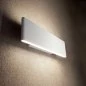 Preview: Flat LED wall light Desk in white