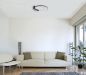 Preview: MaxLight Velvet LED ring ceiling light black 40cm