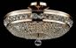 Preview: Maytoni Ottilia crystal ceiling lamp gold 43cm