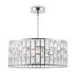 Preview: Round crystal ceiling lamp Gelid from Maytoni