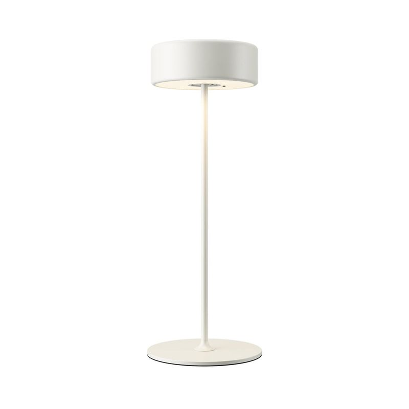White rechargeable table lamp Maytoni AI Collaboration