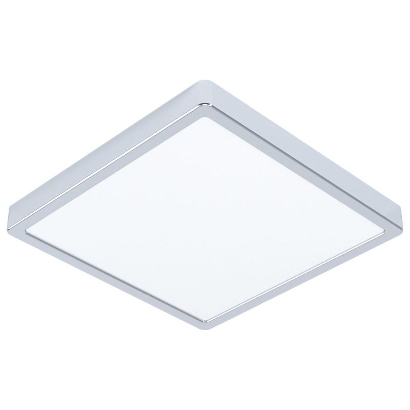 Bathroom LED ceiling lamp Fueva IP44 chrome