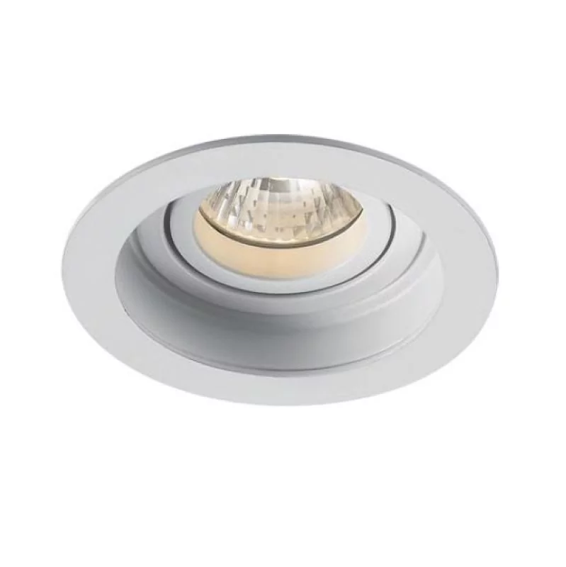 Round downlight Sundi GU10 white