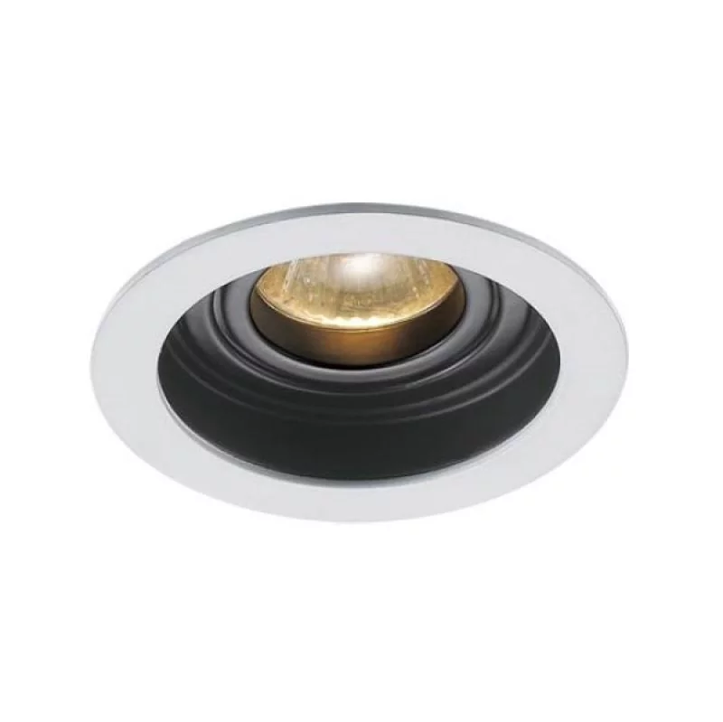 Round downlight Sundi GU10 white black