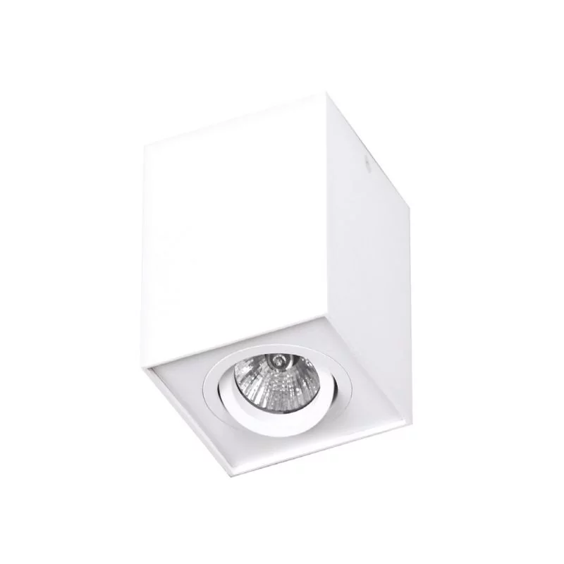 Maxlight Basic Square spot ceiling lamp white