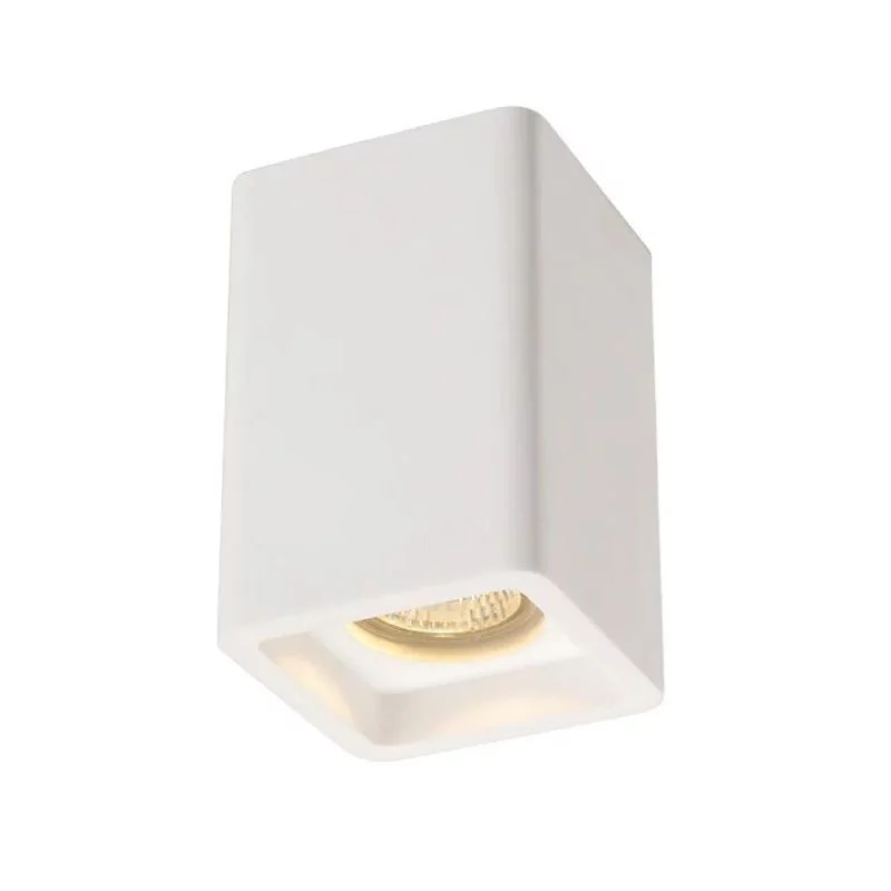 Plastra gypsum ceiling lamp square