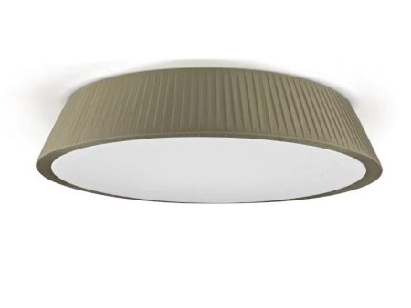 Fabric ceiling lamp Fresh in olive green