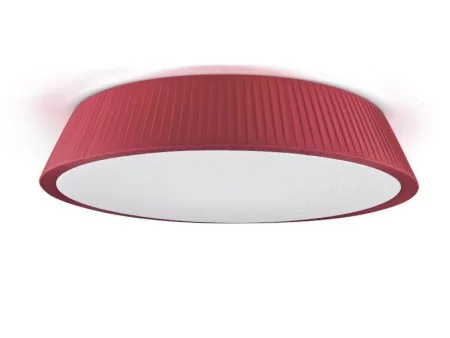 Ceiling lamp Fresh in red (burgundy)