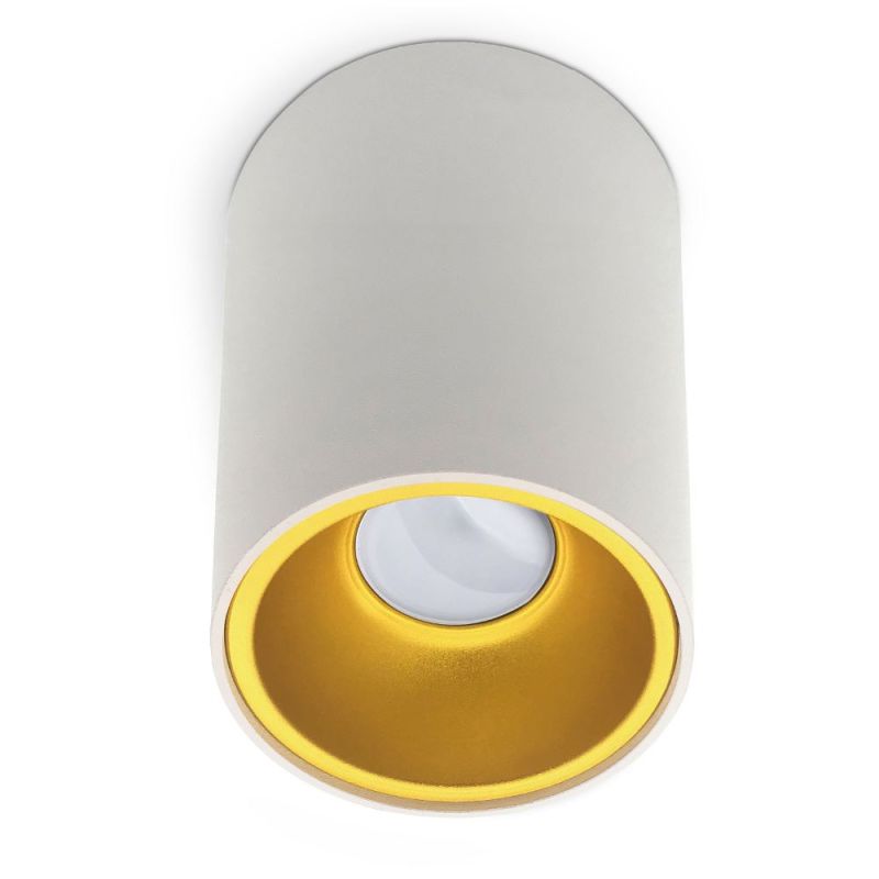 Kivi surface mounted spot white gold