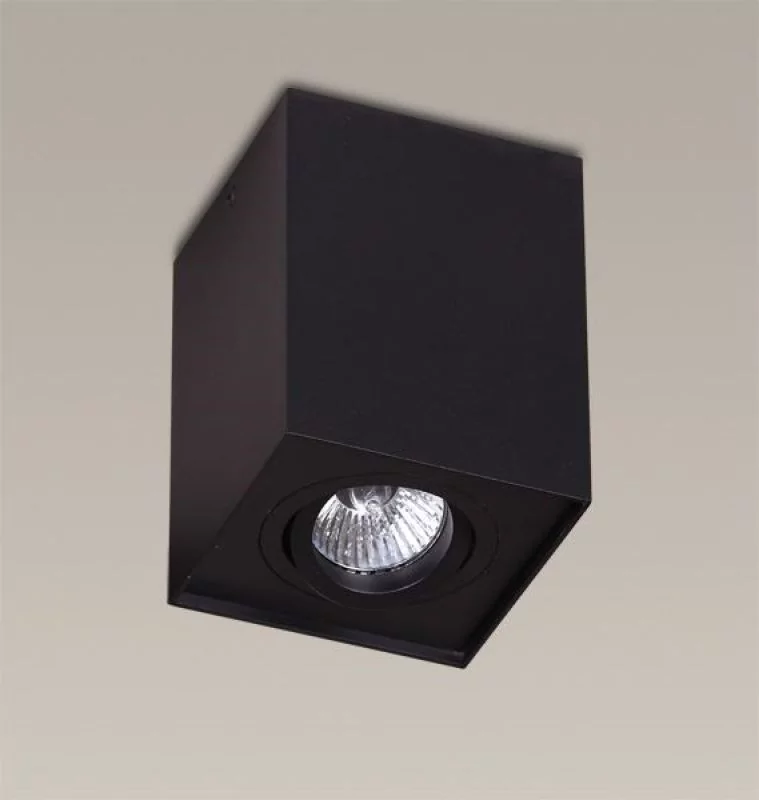 Maxlight Basic Square ceiling lamp black