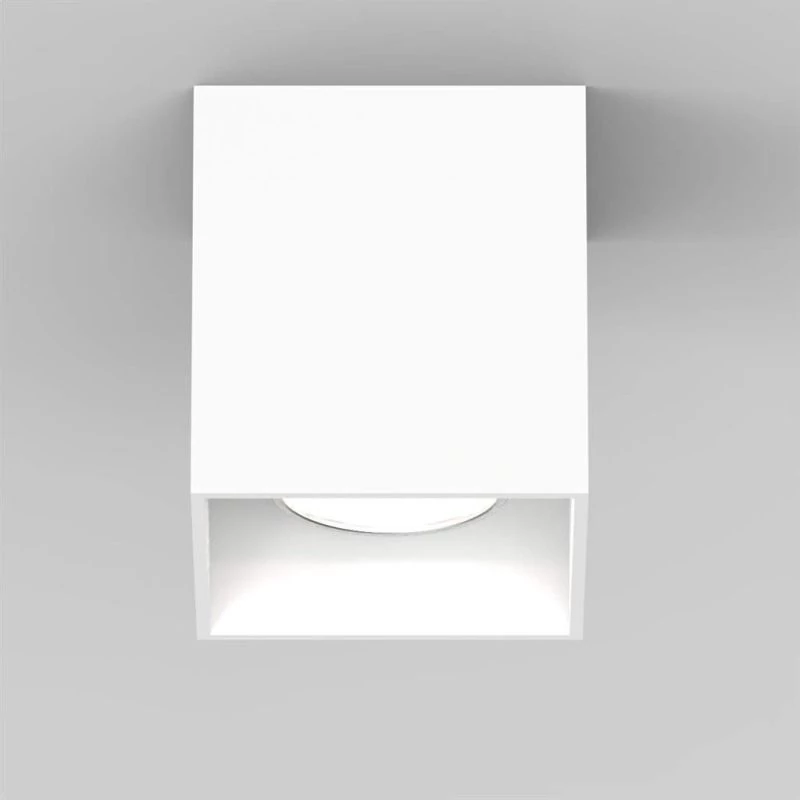 Cube ceiling lamp Spotlight 80E in white
