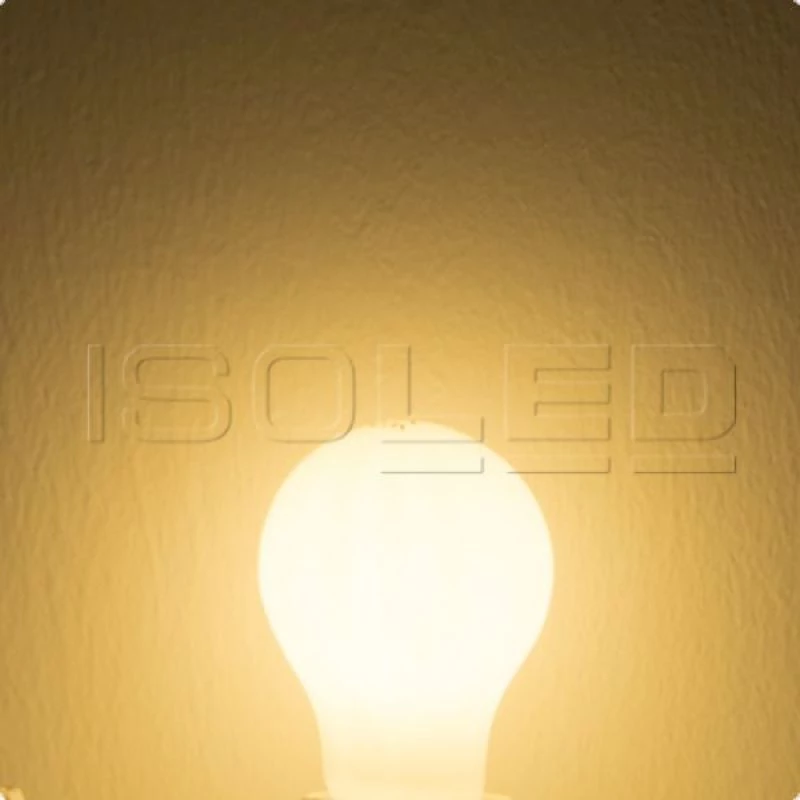 E27 LED bulb milky 8W warm white dimmable