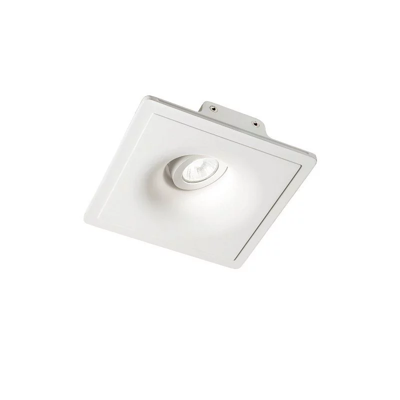 Ideal Lux Zephyr big gypsum downlight adjustable