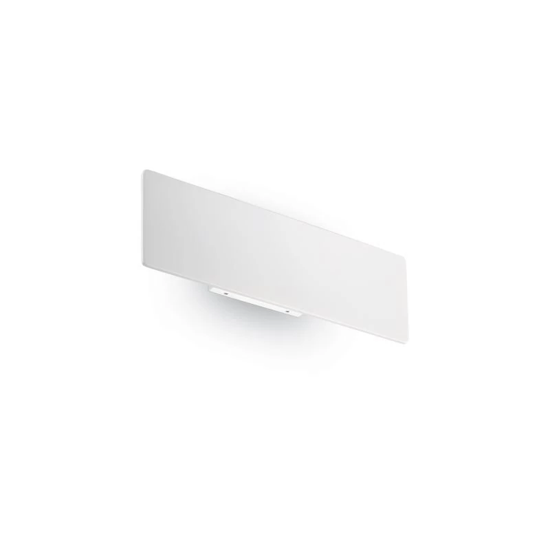 Weiße eckige LED Wandleuchte Zig Zag