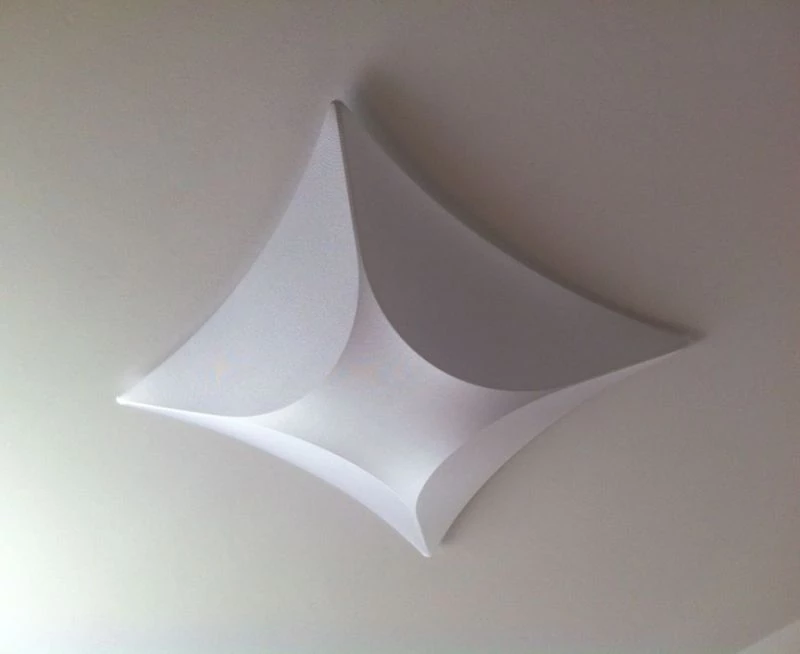 Lika fabric ceiling lamp Sinua PLK60