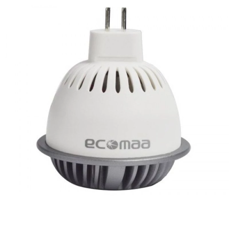 Ecomaa LED MR16 Leuchtmittel 6W warmweiss mini Ventilator gekühlt
