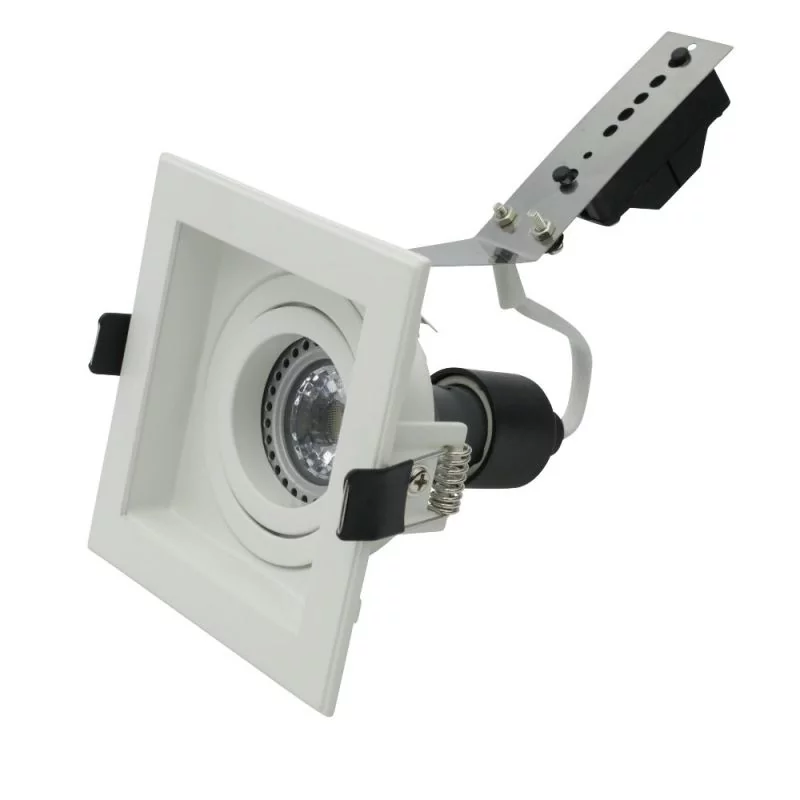 Sulima downlight GU10 square white black