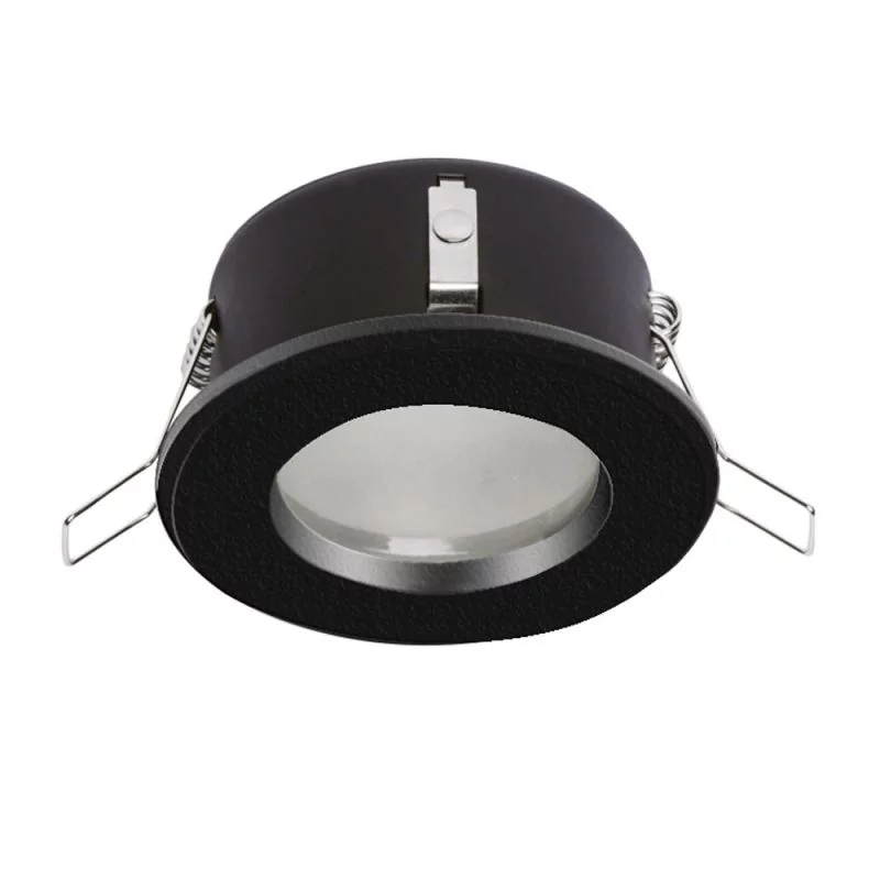 Recessed luminaire for outdoor in white glossy