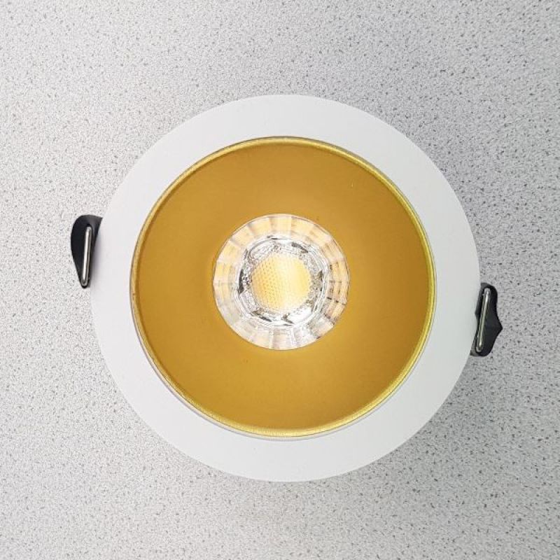 Siena ceiling downlight GU10 white gold