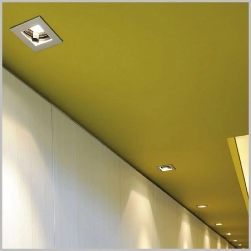 SLV Indi Rec 1s square downlight LED GU10 silver