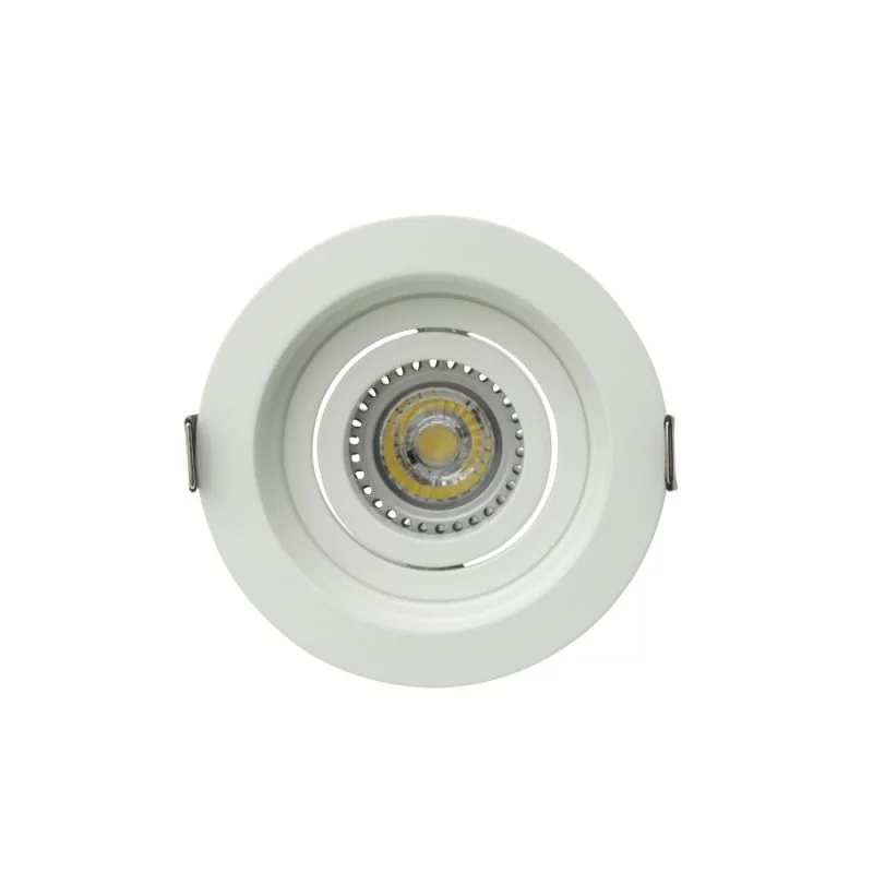 Round downlight Sundi GU10 white