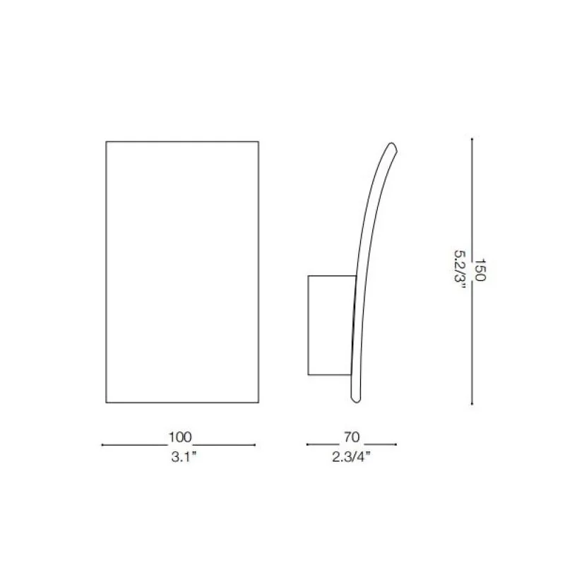 Ideal Lux Fix wall lamp modern