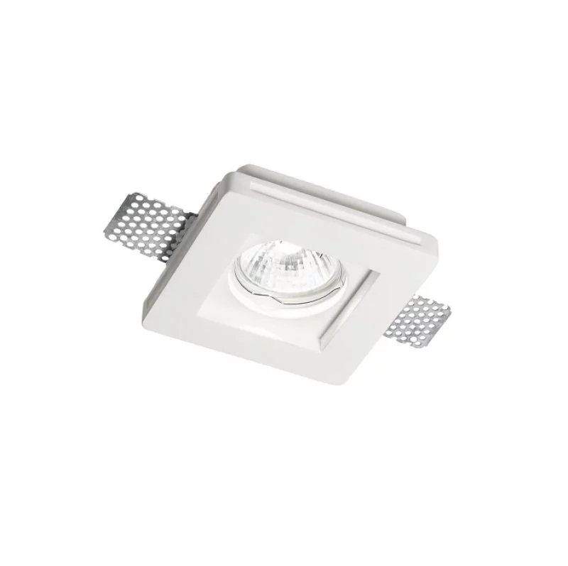 Ideal Lux Samba Square downlight gypsum D60