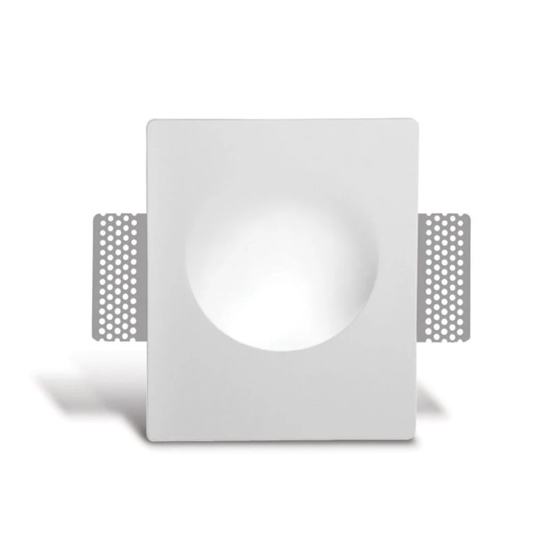 Plaster recessed wall lamp GU10 small size