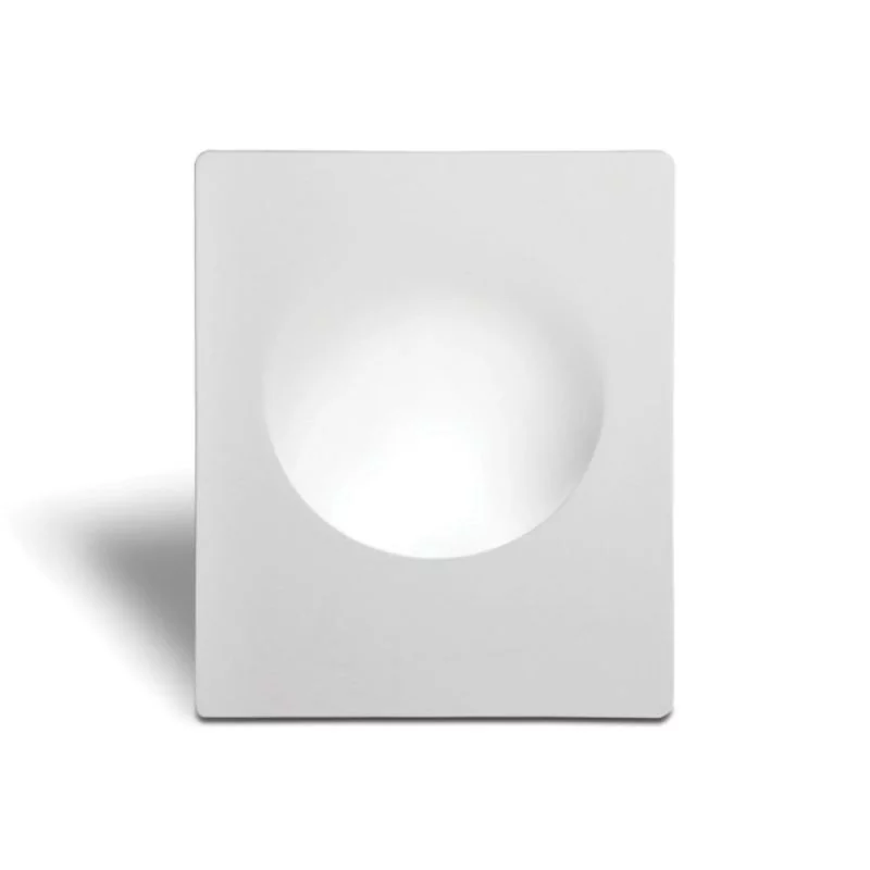 Plaster recessed wall lamp Bianco GU10 big size