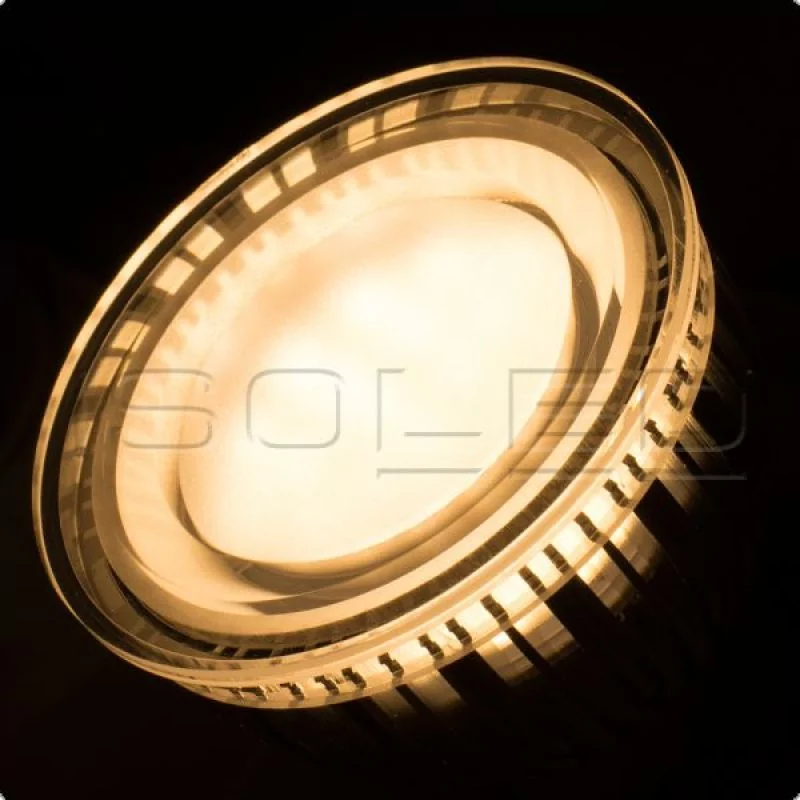 GU10 LED bulb 6W warm white 120°