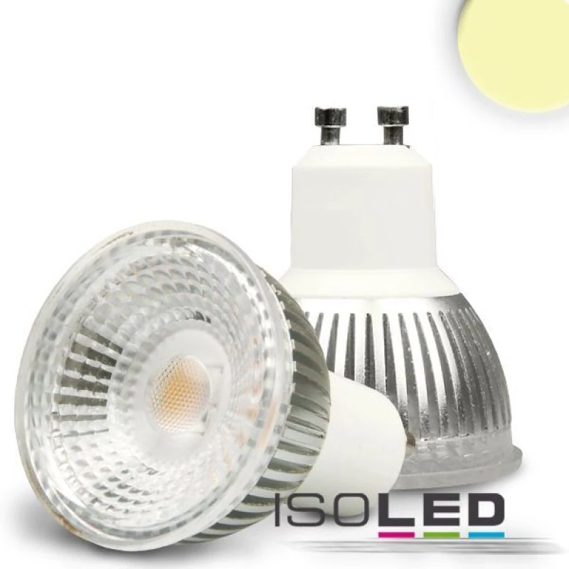 GU10 LED bulb dimmable 6W warm white 70°